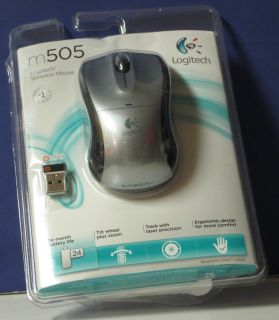 Logitech M505 Wireless Laser Tilt Wheel Mouse New 009785561546