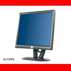 Dell E173FPS 17" Flat Screen LCD Computer Monitor Black Tested Fast Shipping