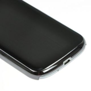 Black Brushed Metal Aluminum Hard Case For Samsung Galaxy S3 SIII i9300