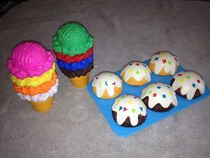 Learning Resources Smart Snacks Cupcakes Ice Cream Cones Play Food Educational