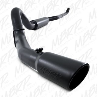 MBRP 01 11GMC Chevy Duramax Truck 4" Turbo Back Off Road Single Exhaust Blk Al