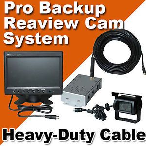 7" LCD Pro Auto Backup Rear View Camera System CCD Cam