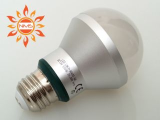 6W 12V Bright White LED Light Bulb E26 E27 Lamp Solar Cabin Off Grid 12 Volt