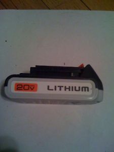 Black Decker 20V 20 Volt Battery Lithium Ion