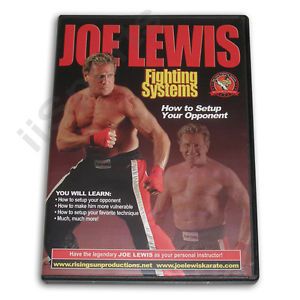 Joe Lewis Karate Martial Arts Fighting Sparring Setup Opponent Techniques DVD