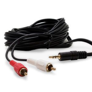 12ft Premium 3 5mm Aux Stereo Male to RCA AV Splitter Cable Cord Adapter 12 Foot