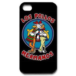 Breaking Bad Los Polos Hermanos Cool Fans Black Apple iPhone 4 4S Hard Case