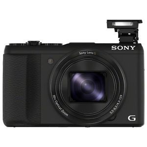 New Sony Cyber Shot DSC HX50V 20 4 Megapixel Compact Camera Black 3" LCD 3 027242862227