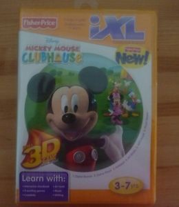 Fisher Price iXL Learning System Software w 3D Game Mickey Mouse Clubhouse