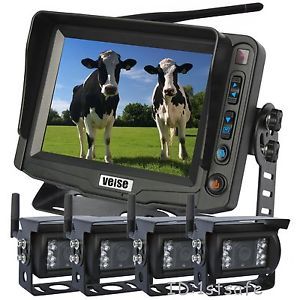 5"Wireless Agriculture Backup Camera System 4CCD Camera