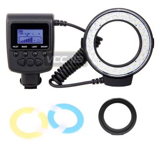 Macro 48 LED Ring Flash Light for Sony A37 A57 A65 Camera 18 55mm Lens