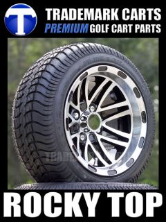 Golf Cart Tire and 12"Aluminum Wheel Fits Club Car EZGO