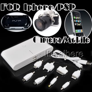 Hot 20000mAh Portable USB Battery Power Charger for iPhone PSP Camera Mobile