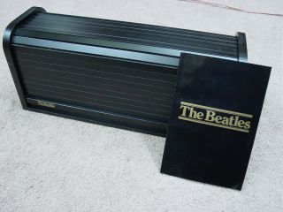 Beatles 1988 RARE Complete Roll Up Top Black Oak Box Set Cassettes Numbered