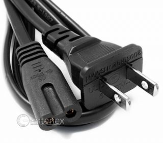 2 Prong AC Extension Cord Cable US Plug Type Epson R220 C88 C84 C86 Universal