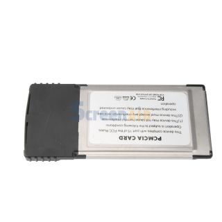 Laptop 2 Port 1394 6 Pin Firewire PCMCIA CardBus Adapter