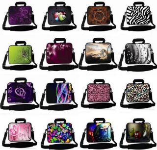 15" 15 5" 15 6" Netbook Laptop Shoulder Bag Sleeve Case Cover w Outside Handle