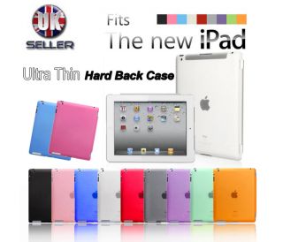 Fits The New iPad 3 iPad 2 Smart Cover Compatible Ultra Thin Hard Back Case