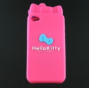 HOT Womens Hello Kitty Cases For iphone 4 Covers Mobile Phone Case Purple