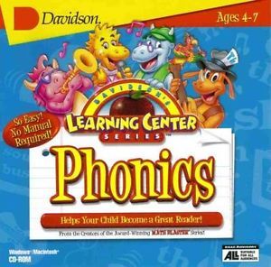 Learning Center Phonics PC CD Learn Sounds Words Sentences Read Stories Game