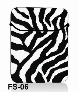 11 6" 12" inch Zebra Neoprene Mini Laptop Bag Sleeve Case Netbook Cover Pouch