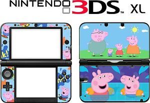Nintendo 3DS XL 3DSXL 3 DS XL Peppa Pig Vinyl Skin Decal Sticker