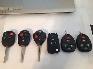 Lot of 6 Keyless Entry Remotes Fobs Ford Toyota Scion Chev