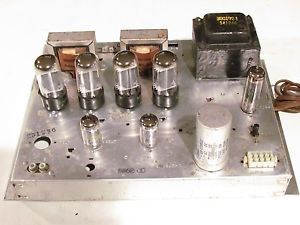 Magnavox 8802 00 Stereo Tube Amplifier 6V6 Very Original Matching Tubes Working