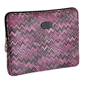 Missoni Brics Laptop Tablet Sleeve Cover Pouch Case Bag Rosa Pink