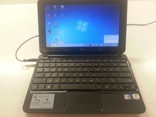 Mini HP Netbook Laptop Black 210 1010 Working Includes Charger