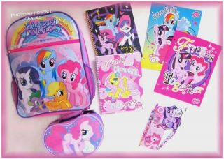 My Little Pony Backpack Pinkie Pie Lunchbox School Supplies Folders Notebooks