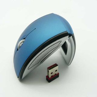 Folding Wireless Mice Optical Mouse for PC Laptop Black Blue Pink Red Brown New