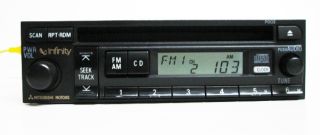 Mitsubishi galant 2002 2003 CD Player P003 Infinity Sound System Tested 58106BG