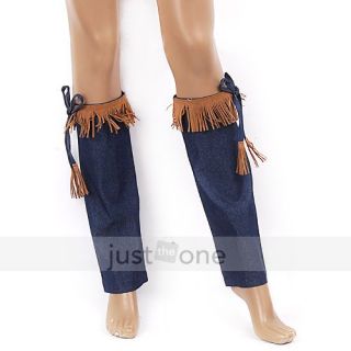 Jean Sexy Cool Smooth Women Night Lingerie Cosplay Costume Outfits Bra Skirt