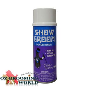 Mr Groom Show Groom Conditioner Spray 312G for Show Dog Grooming Pet Coat Care