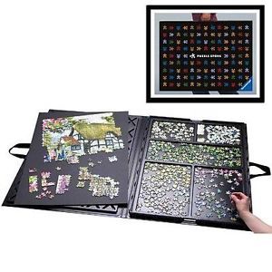 1pc Jigsaw Puzzles Game Portable Carry Case Storage System Caddy Organizer