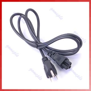 US 3 Prong Laptop Adapter Power Cord Cable Lead 3pin