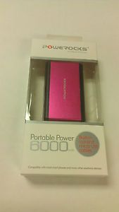 Powerocks Magic Cube 6000mAh Pink Compatible with All Smartphones