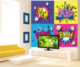 Pop Art Comic Book Wall Stickers Totally Movable