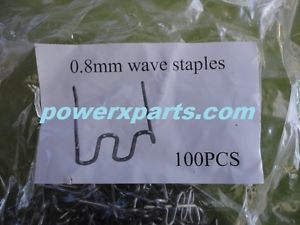 0 8mm 1000 Wave Staples Hot Stapler Staples Plastic Welder Staples