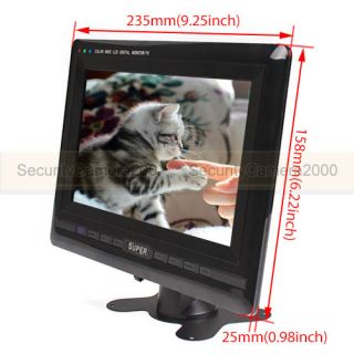 9 2'' TFT LCD Color Monitor TV AV Digital Photo Frame