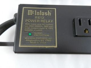 McIntosh R612 Power Relay Surge Protector Power Strip