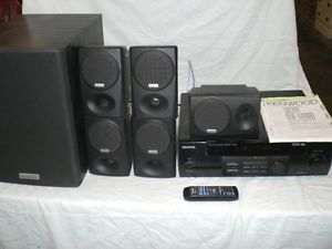 Kenwood VR505 Surround Sound System Bundled with 6 Speakers Remote Control