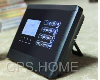 Quad Band GSM Wireless Home Alarm SMS Alarm System Touch Screen LCD Display