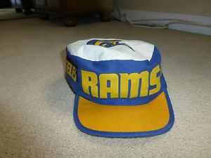Vintage Los Angeles Rams Old Timers Cap Adjustable Hat 60 Cotton 40 Polyester