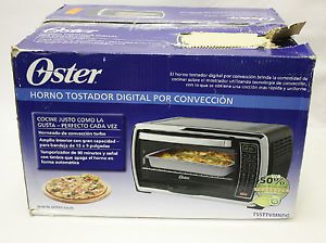 Oster TSSTTVMNDG Digital Large Capacity 6 Slice Home Toaster Kitchen Black Oven
