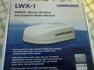 Lowrance LWX 1 Sirius Marine Weather and Satellite Radio Module