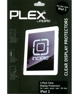 Plex by Incipio 2 Pack Display Screen Protectors for iPad 2 Cleaning Cloth