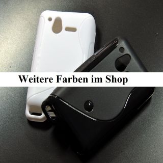 Silikoncase TPU Case Tasche Hülle Cover Sony Xperia Active Weiß Schutzfolie