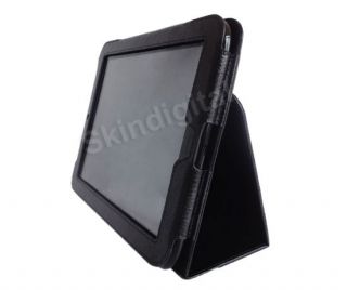 For HP Touchpad Black Genuine Leather Case Cover